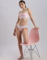 Calvin Klein Underwear Womens Pink Solid Panties