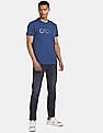 Calvin Klein Men Navy Slim Fit Logo T-Shirt