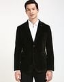 Tommy Hilfiger Solid Regular-Fit Cotton Blazer