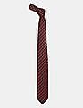 Arrow Men Assorted Check Tie And Metallic Cufflinks Set