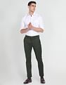 Arrow Newyork Solid Dobby Smart Flex Trousers