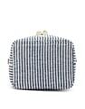 Tommy Hilfiger Striped Blue Cotton Sling Bag