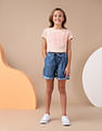 U.S. Polo Assn. Kids Girls Puff Print Relaxed Fit T-Shirt
