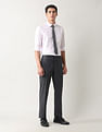 Arrow Textured Manhattan Slim Fit Shirt