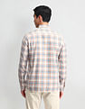 Arrow Sport Tartan Checked Slim Fit Shirt