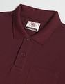 Flying Machine Solid Chest Patch Pocket Polo Shirt