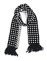U.S. Polo Assn. Patterned Knit Wool Muffler
