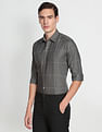 Arrow Newyork Outline Check Matrix Shirt