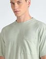 Calvin Klein Transitional Cotton Solid T-Shirt