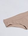 Calvin Klein Underwear Womens Beige Solid Panties