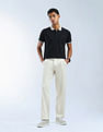 Flying Machine Textured Color Of Home Polo Shirt