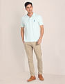 U.S. Polo Assn. Mid Rise Geometric Print Trousers