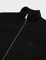 Calvin Klein Jeans Zip Up Mock Neck Sweater