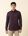 U.S. Polo Assn. Tailored Fit Solid Pure Cotton Shirt