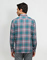 Arrow Sport Slim Fit Tartan Checked Shirt