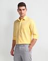 Arrow Cutaway Collar Self Design Shirt