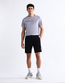 USPA Active Slim Fit Solid Active Shorts