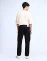 Flying Machine Cobain Loose Fit Black Jeans
