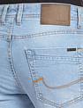 AD by Arvind Skinny Fit Distressed Jeans