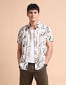 U.S. Polo Assn. Denim Co. Abstract Printed Slim Fit Shirt