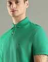 Tommy Hilfiger Solid Regular Fit Cotton Polo T-Shirt