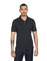 AD by Arvind Cotton Striped Polo Shirt