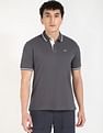 Tommy Hilfiger Solid Regular-Fit Cotton Polo Shirt