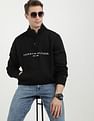 Tommy Hilfiger Solid High Neck Cotton Sweatshirt