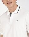 Tommy Hilfiger Solid Regular-Fit Cotton Polo Shirt