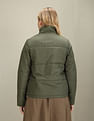 U.S. Polo Assn. Women High Neck Solid Puffer Jacket
