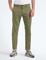 Flying Machine Slash Slim Tapered Fit Solid Trousers
