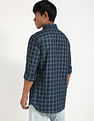 Tommy Hilfiger Checked Regular Fit Plain Woven Shirt