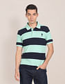 U.S. Polo Assn. Pique Striped Polo Shirt