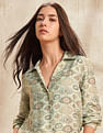 U.S. Polo Assn. Women Regular Fit Abstract Printed Shirt