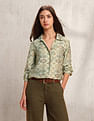 U.S. Polo Assn. Women Regular Fit Abstract Printed Shirt
