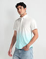 Arrow Sports Short Sleeve Ombre Shirt