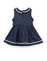 U.S. Polo Assn. Kids Girls Peter Pan Collar Dress