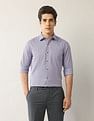 Arrow Textured Manhattan Slim Fit Shirt