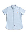 U.S. Polo Assn. Kids Boys Short Sleeve Chambray Shirt