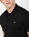 Calvin Klein Jeans Solid Regular-Fit Cotton Polo T-Shirt