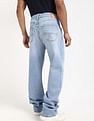 Tommy Hilfiger Light-Wash Straight-Fit Low-Rise Jeans