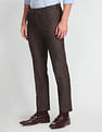 Arrow Solid Dobby Formal Trousers