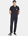 U.S. Polo Assn. Denim Co. Brand Tape Solid Pique Polo Shirt