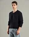 Tommy Hilfiger Solid Regular-Fit Cotton Sweater