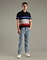 Tommy Hilfiger Striped Regular-Fit Cotton Polo T-Shirt