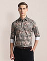 U.S. Polo Assn. Floral Print Tailored Fit Shirt