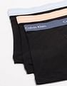 Calvin Klein Underwear Solid Multi Low Rise Trunks - Pack Of - 3
