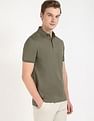 Tommy Hilfiger Solid Regular-Fit Cotton Polo Shirt