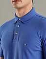Tommy Hilfiger Solid Slim-Fit Cotton Polo T-Shirt