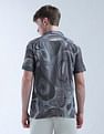 Flying Machine Abstract Printed Color Of Home Shirt